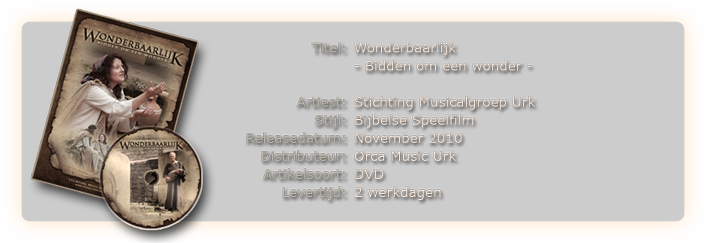 DVD WONDERBAARLIJK